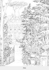 Jardin Baroque - mural a medida