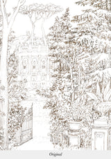Jardin Baroque - mural a medida