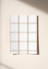 Échantillon papier peint Quadrille coloris Écru