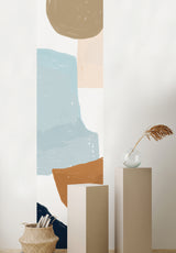 Caroline Gomez Isidore Leroy collaboration papier peint gemotrique lés unique organique